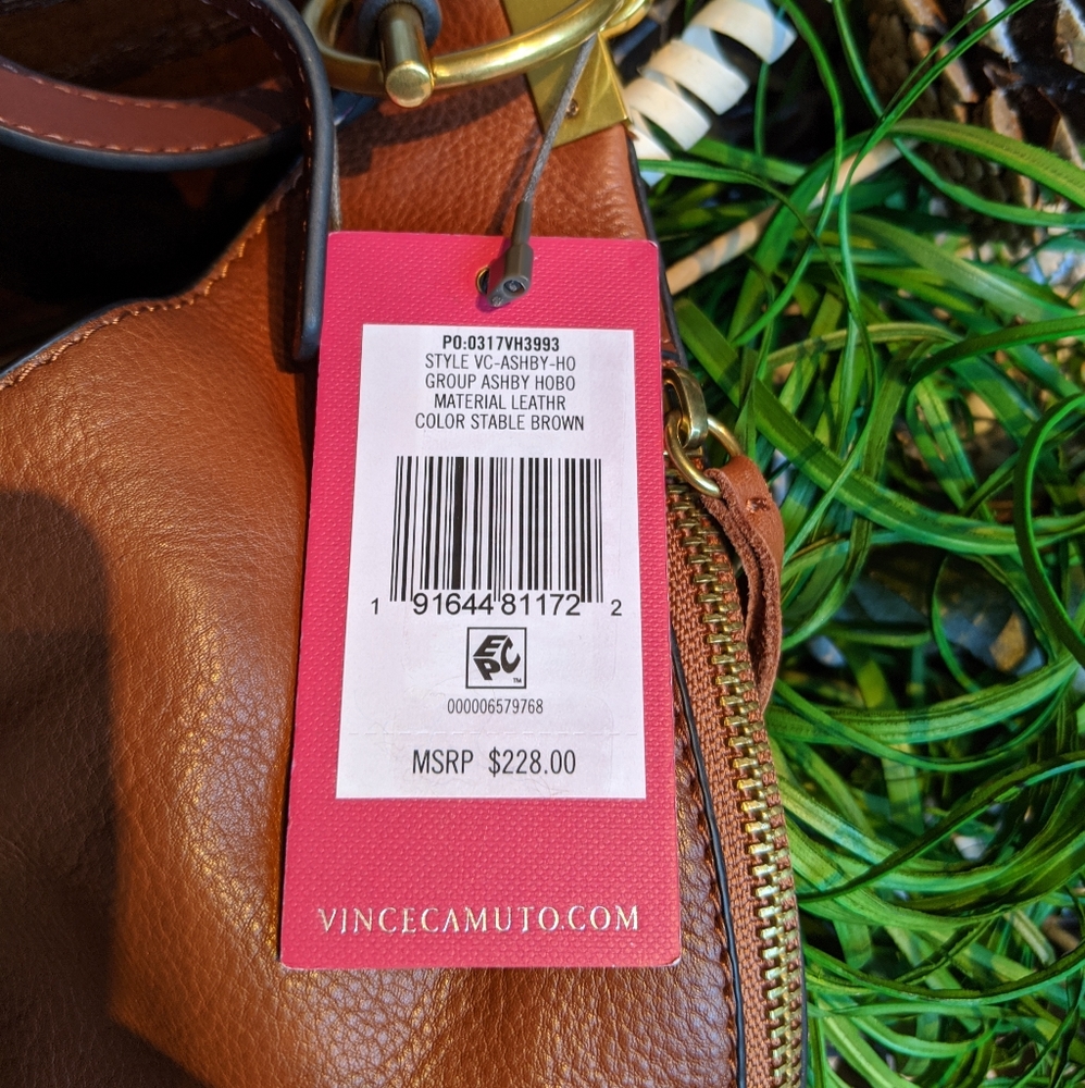 👜SOLD👜Vince Camuto Ashby hobo in stable brown - Picture 8 of 8